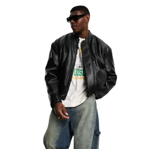 Áo Phông Streetwear Layer cùng áo khoác bomber