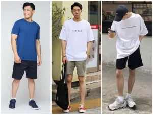 Mix Cùng Quần Short Áo thun form rộng