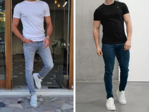 Phối Với Quần Jeans, Quần Tây, áo thun slim fit