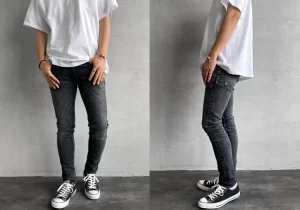 Skinny Jeans, áo thun oversize